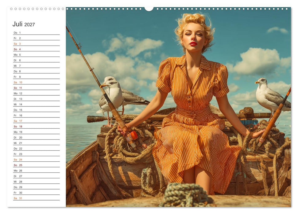 Pin-up Power 2025 (CALVENDO Premium Wandkalender 2027)