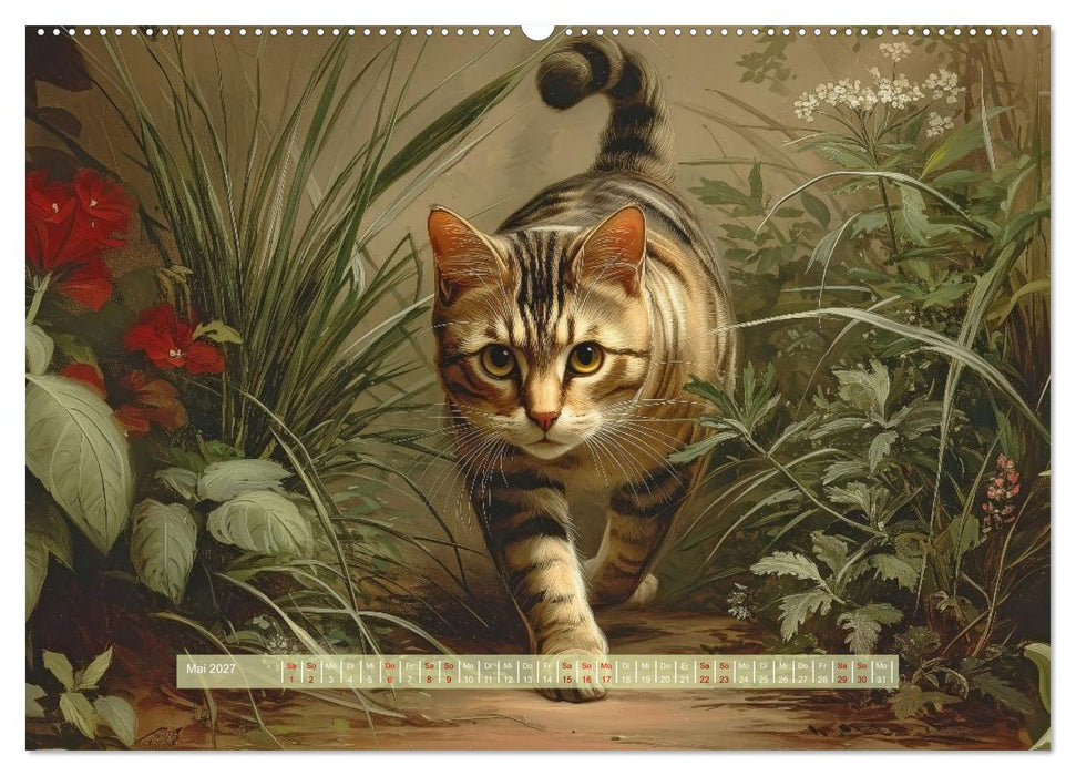 Nostalgische Samtpfoten (CALVENDO Premium Wandkalender 2027)