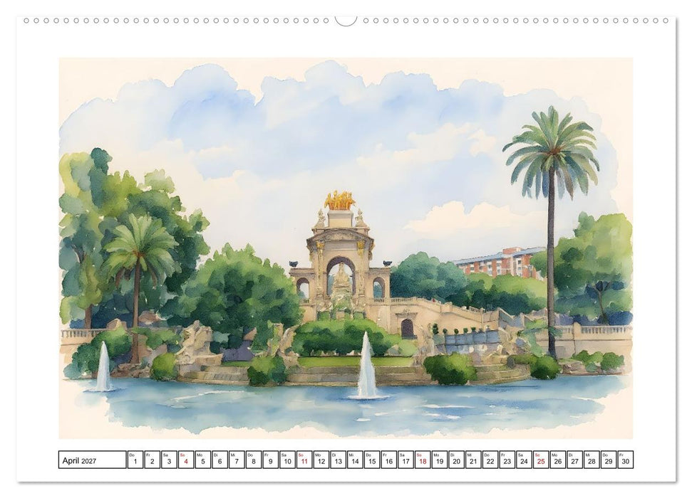 Urlaubsparadies Spanien (CALVENDO Wandkalender 2027)