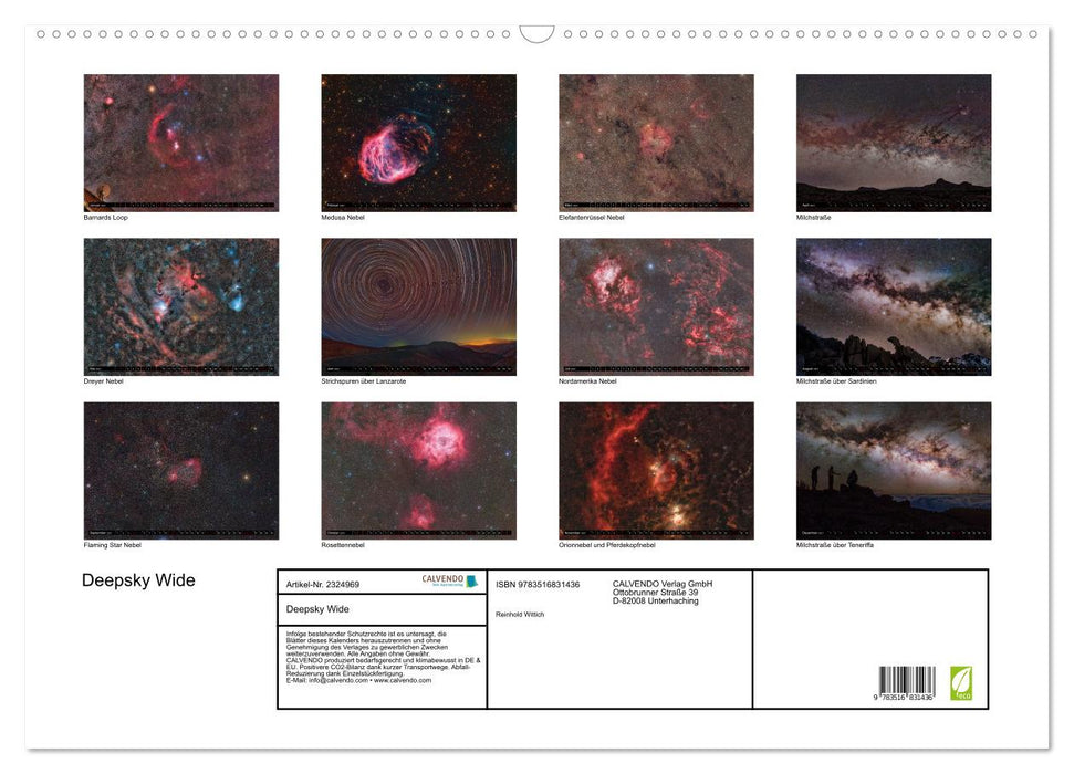 Deepsky Wide (CALVENDO Wandkalender 2027)
