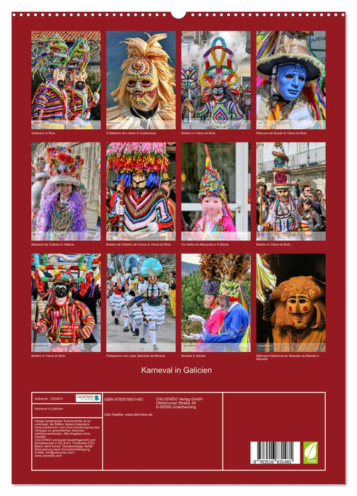 Karneval in Galicien (CALVENDO Premium Wandkalender 2027)