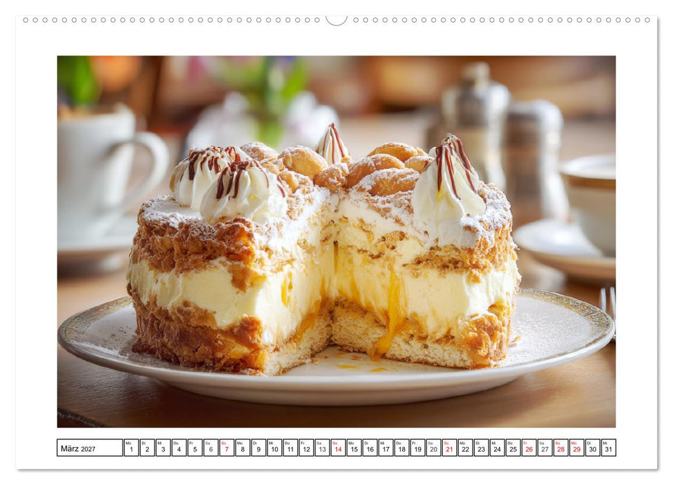 Gaumenfreuden. Das wunderschöne Österreich auf dem Teller (CALVENDO Premium Wandkalender 2027)