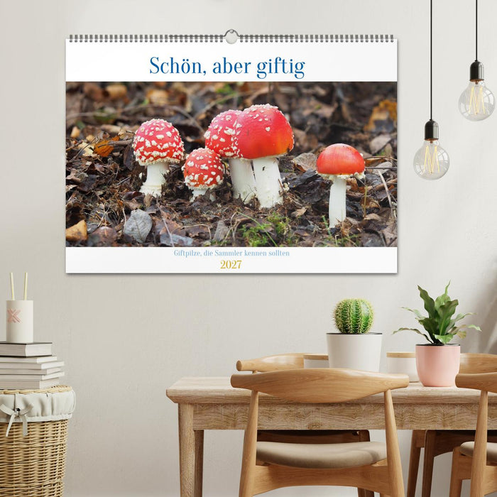 Schön, aber giftig. Giftpilze, die Sammler kennen sollten. (CALVENDO Wandkalender 2027)