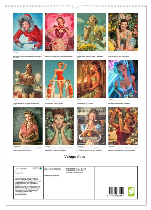 Vintage Vibes (CALVENDO Premium Wandkalender 2027)