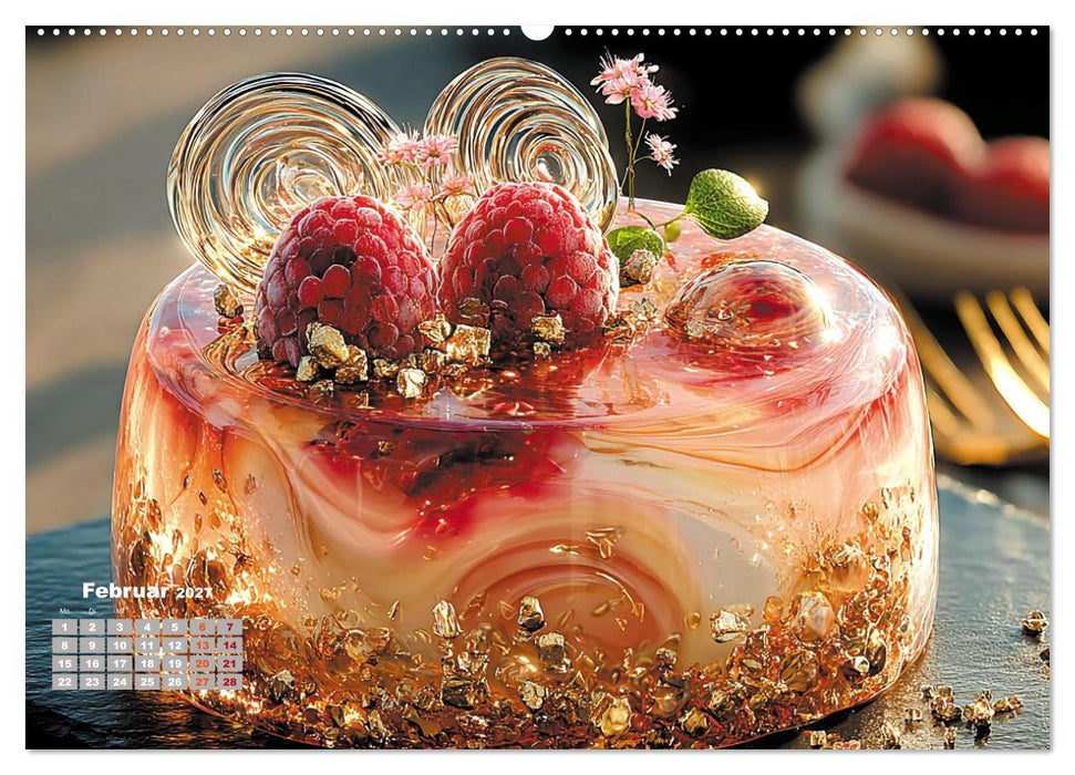 Süße Verführungen - Exquisite Desserts (CALVENDO Premium Wandkalender 2027)