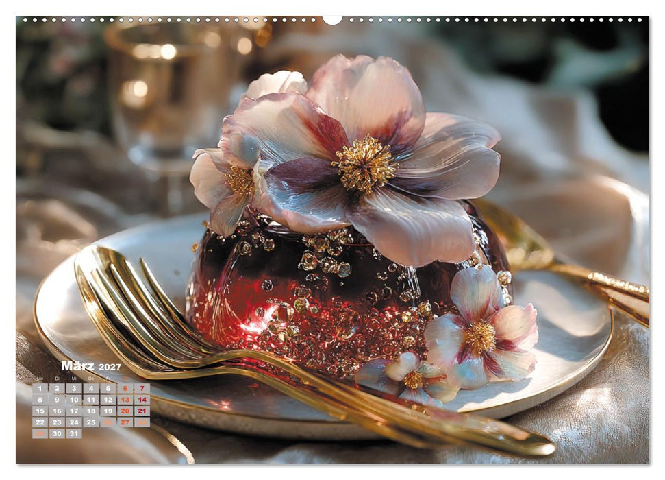 Süße Verführungen - Exquisite Desserts (CALVENDO Premium Wandkalender 2027)