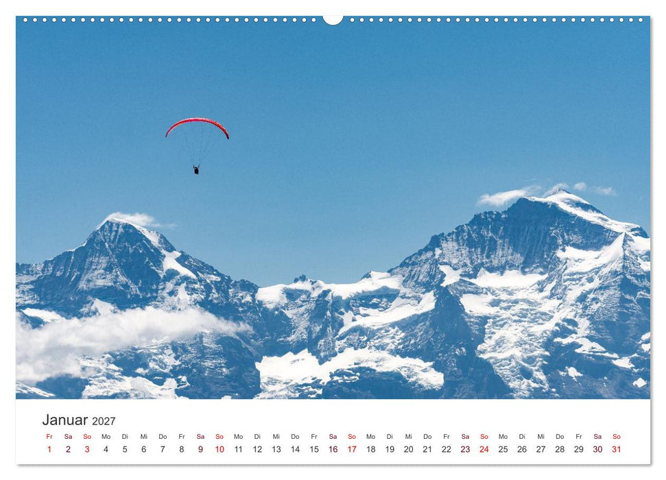 Berner Oberland - Bergwelten (CALVENDO Premium Wandkalender 2027)