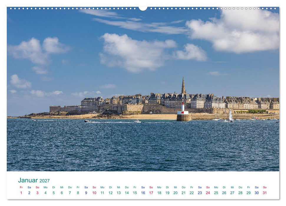 Smaragdküste Côte d'Émeraude. Der malerische Norden der Bretagne (CALVENDO Wandkalender 2027)