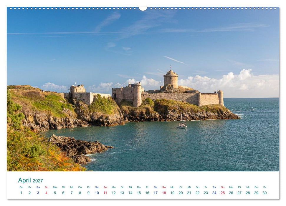 Smaragdküste Côte d'Émeraude. Der malerische Norden der Bretagne (CALVENDO Wandkalender 2027)