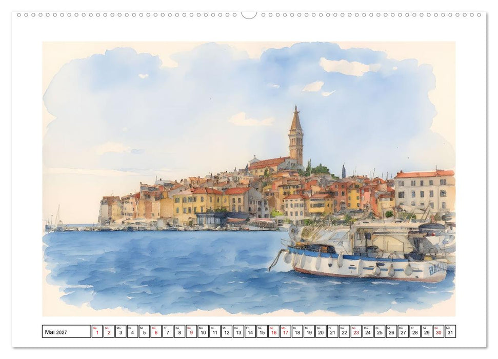 Vielfältiges Urlaubsland Kroatien (CALVENDO Premium Wandkalender 2027)