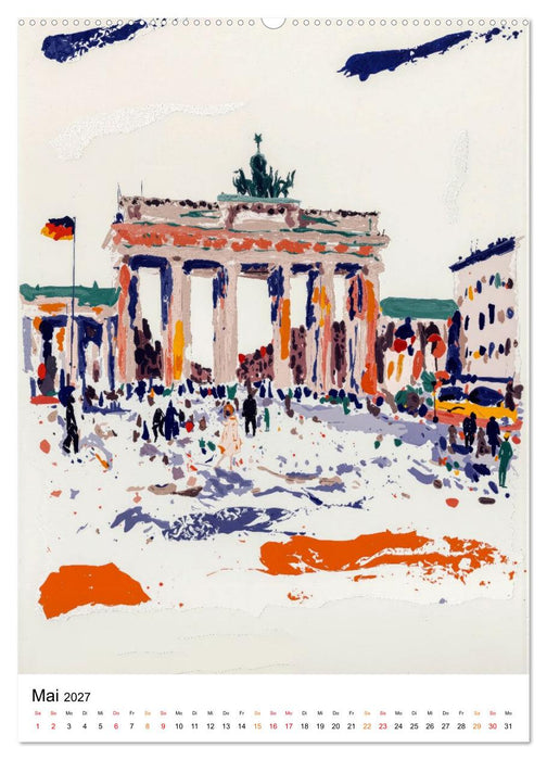 Weltblicke - Städte, Farben, Perspektiven (CALVENDO Premium Wandkalender 2027)