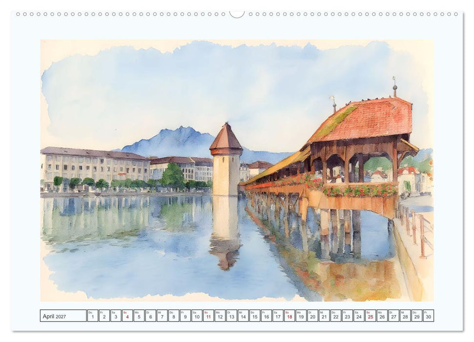 Traumreise durch die Schweiz (CALVENDO Premium Wandkalender 2027)