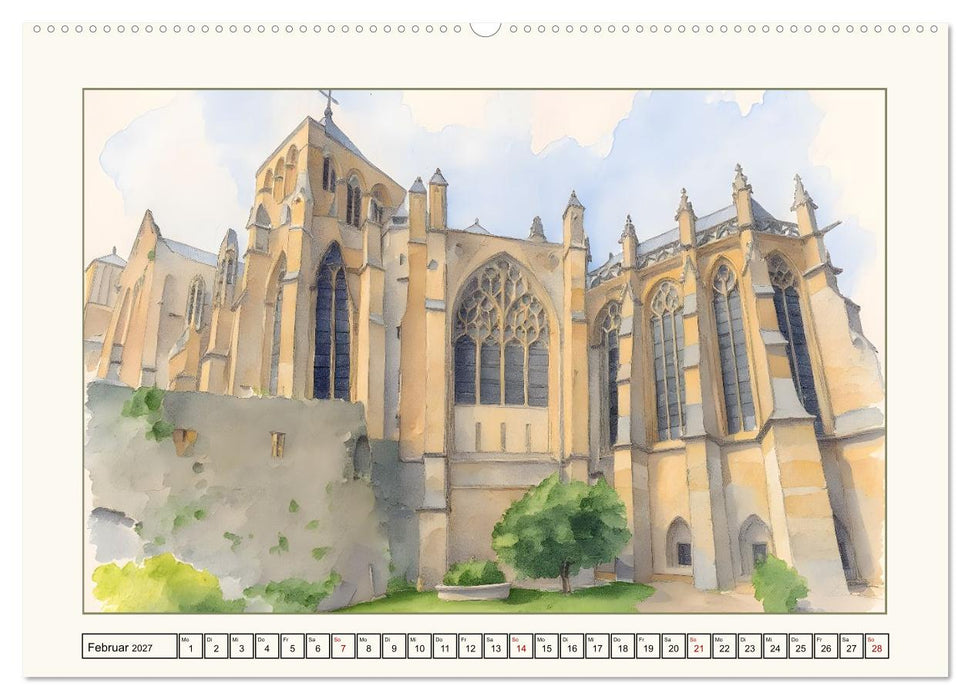 Reise durch die Normandie (CALVENDO Wandkalender 2027)