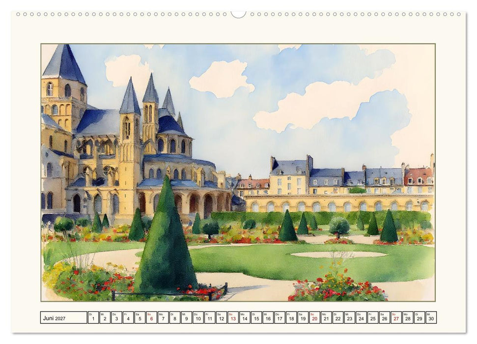 Reise durch die Normandie (CALVENDO Wandkalender 2027)