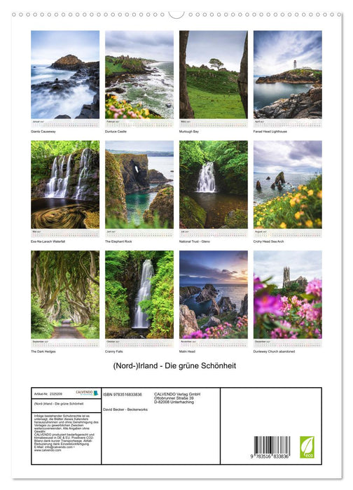 (Nord-)Irland - Die grüne Schönheit (CALVENDO Premium Wandkalender 2027)