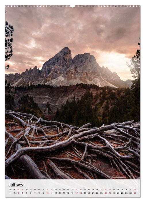 Die Dolomiten - Berge, die begeistern (CALVENDO Premium Wandkalender 2027)