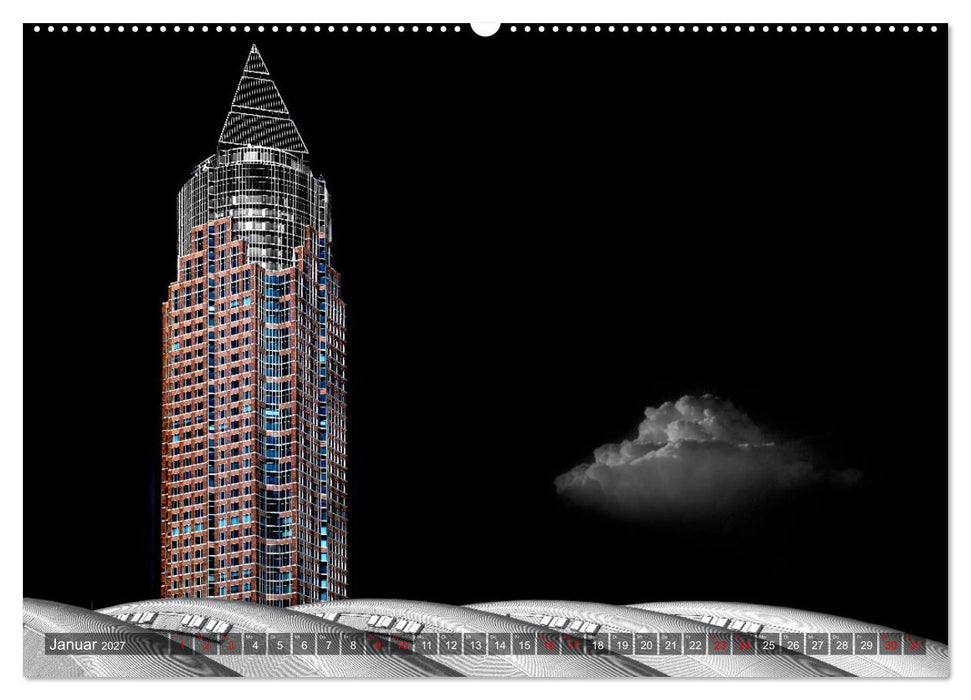 MAINHATTEN architektur kunst (CALVENDO Wandkalender 2027)