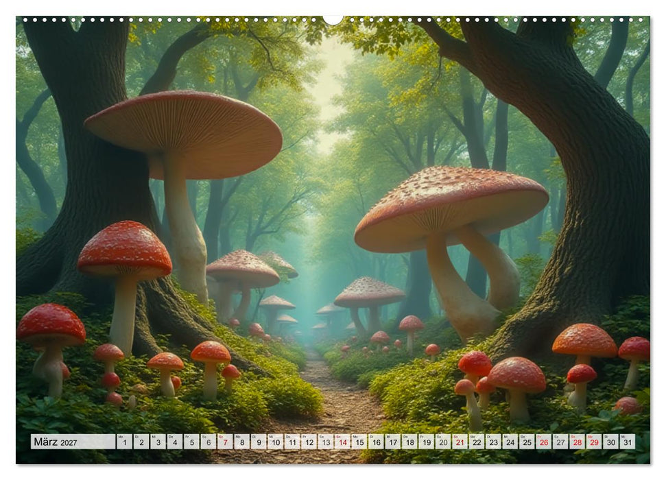 Fabelhafte Orte – Landschaften aus Märchen und Sagen (CALVENDO Wandkalender 2027)