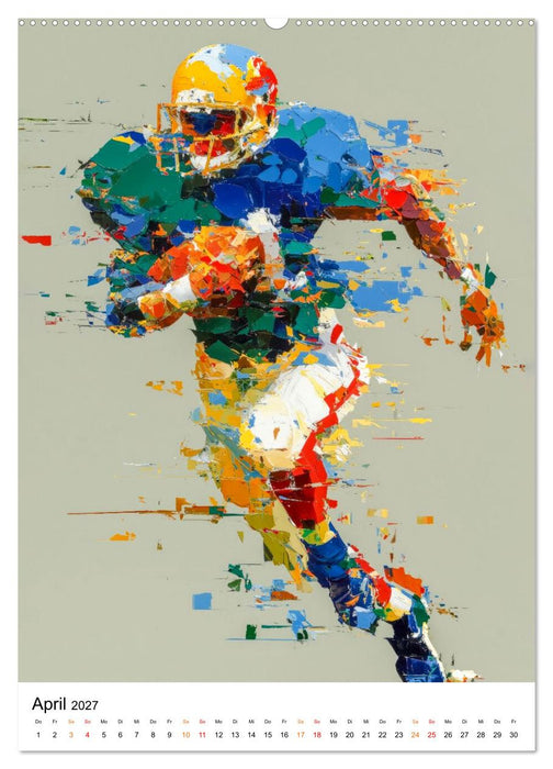 Sport in Farben (CALVENDO Wandkalender 2027)