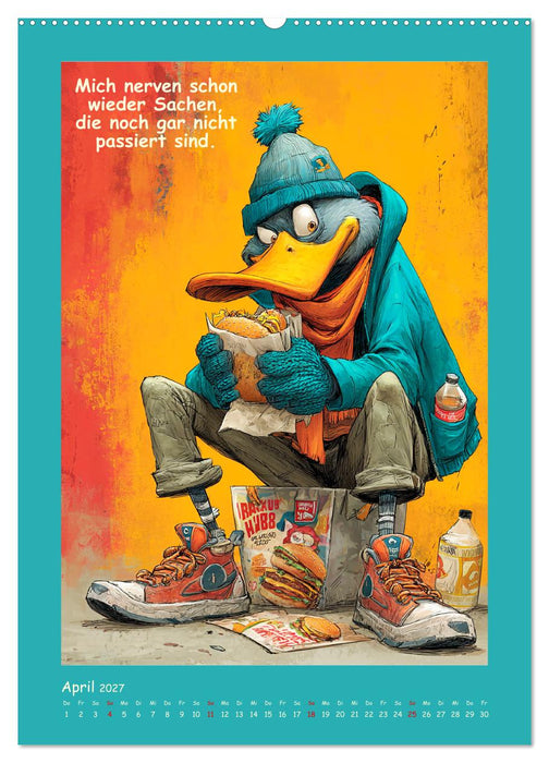 Quack Attacke. Enten außer Kontrolle (CALVENDO Wandkalender 2027)