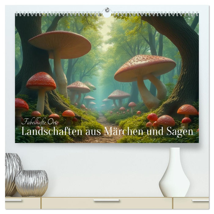 Fabelhafte Orte – Landschaften aus Märchen und Sagen (CALVENDO Premium Wandkalender 2027)
