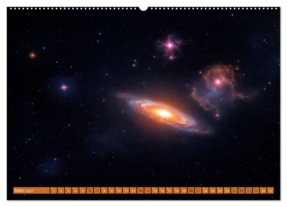 Gammablitze im Universum (CALVENDO Wandkalender 2027)