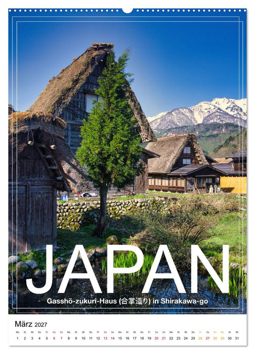 Japan PosterArt (CALVENDO Wandkalender 2027)