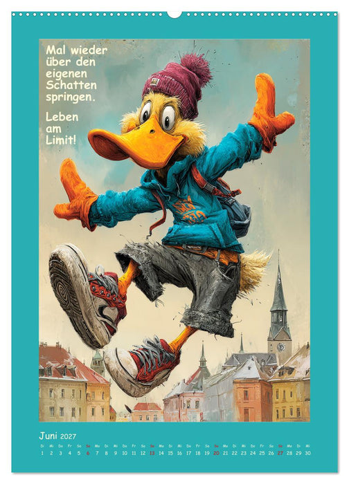 Quack Attacke. Enten außer Kontrolle (CALVENDO Premium Wandkalender 2027)