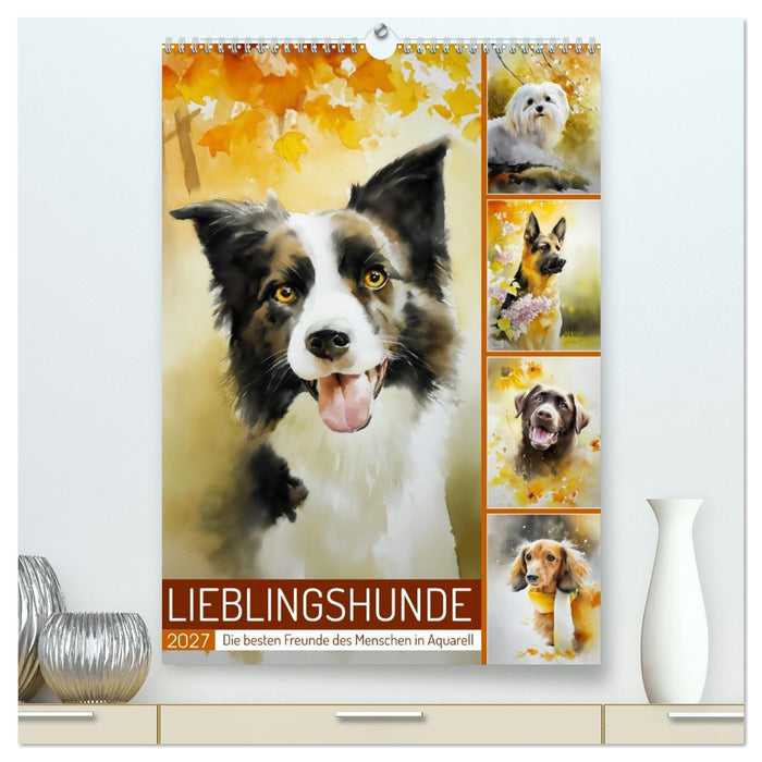 Lieblingshunde (CALVENDO Premium Wandkalender 2027)