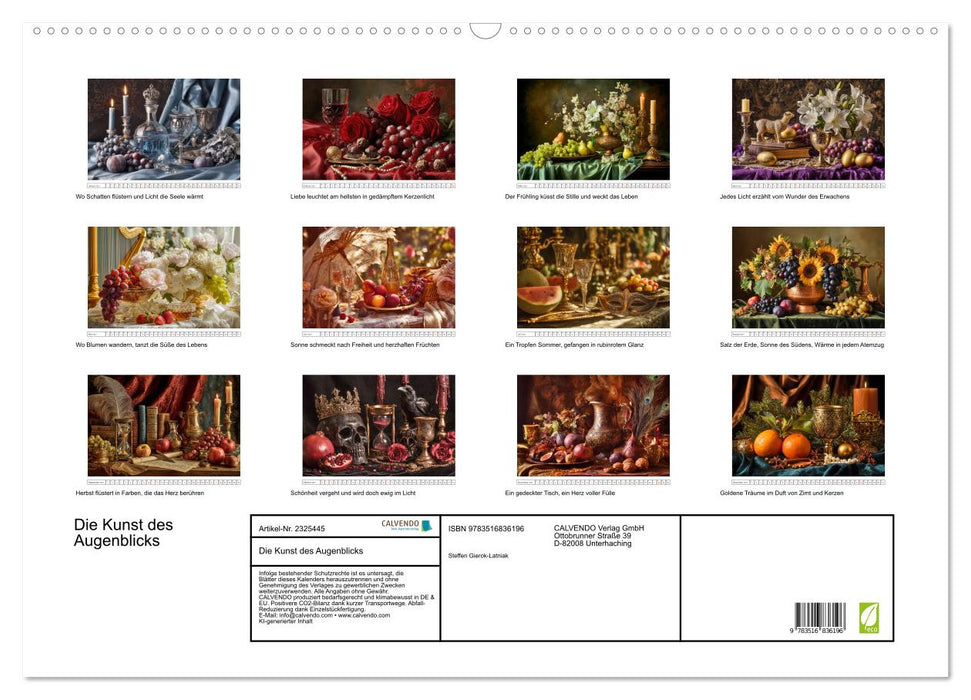 Die Kunst des Augenblicks (CALVENDO Wandkalender 2027)