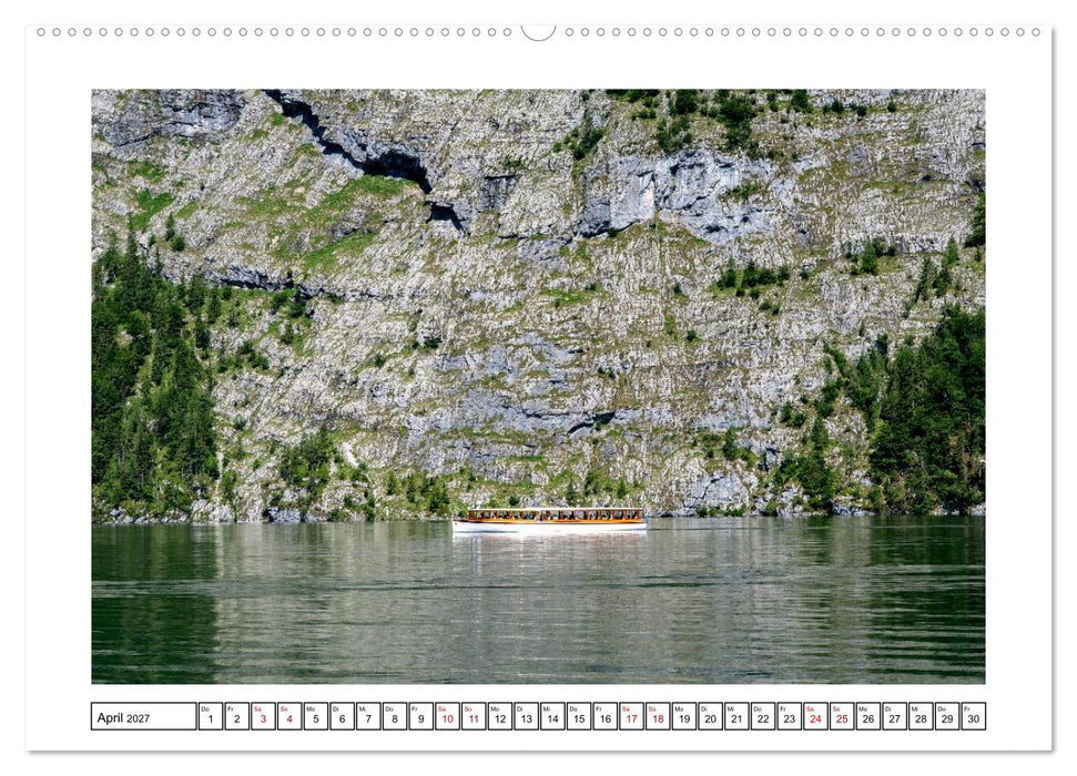 Morgen am Königssee - Spiegelungen und Stille (CALVENDO Wandkalender 2027)
