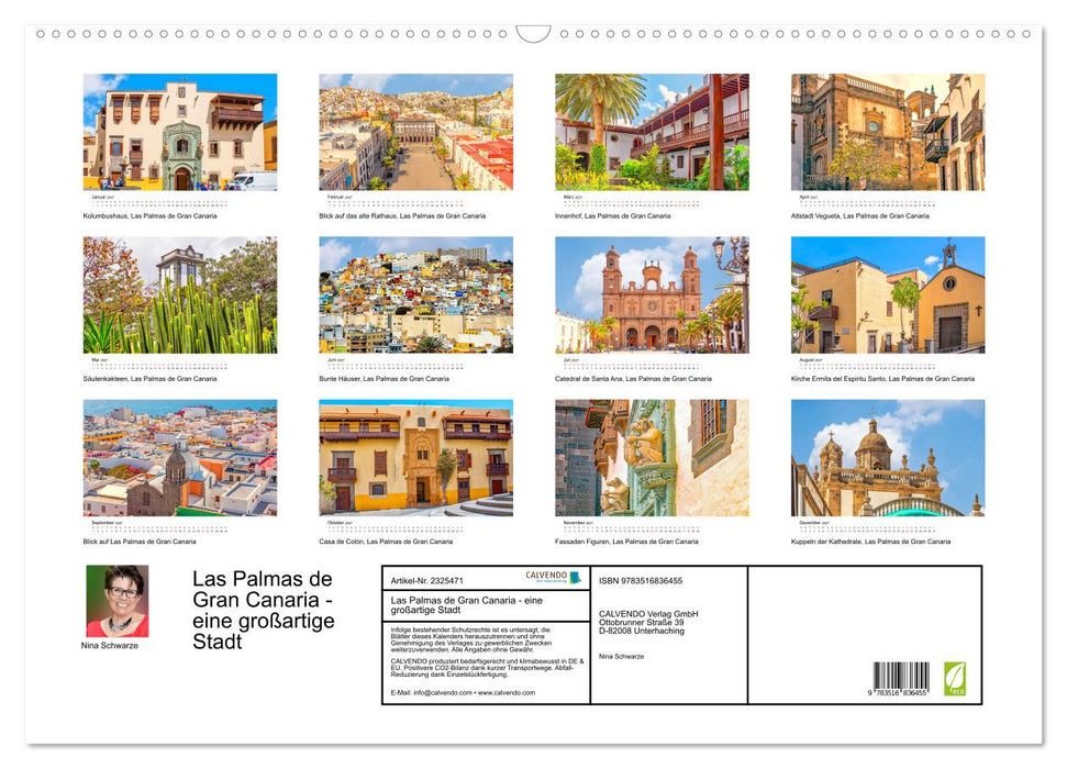 Las Palmas de Gran Canaria - eine großartige Stadt (CALVENDO Wandkalender 2027)