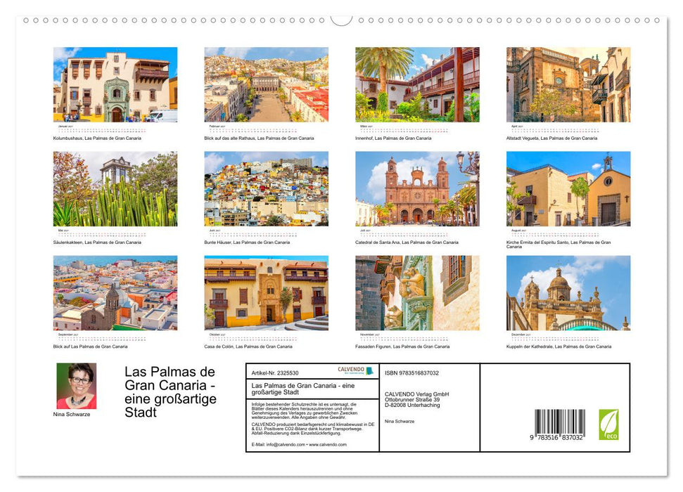 Las Palmas de Gran Canaria - eine großartige Stadt (CALVENDO Premium Wandkalender 2027)