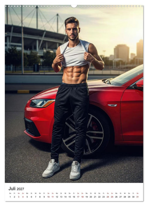 Viel Vergnügen - Athletische Männer Edition (CALVENDO Premium Wandkalender 2027)