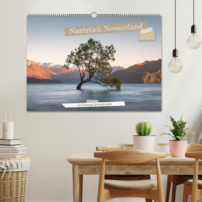 Natürlich Neuseeland (CALVENDO Wandkalender 2027)