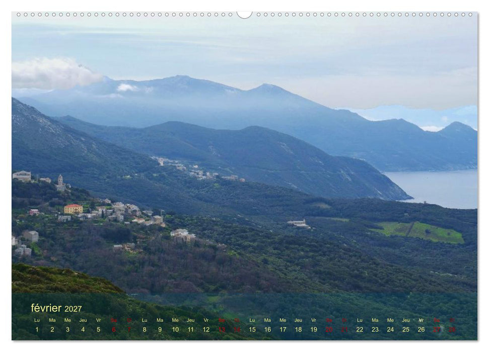 Les balades au Cap Corse (CALVENDO Calendrier mensuel 2027)