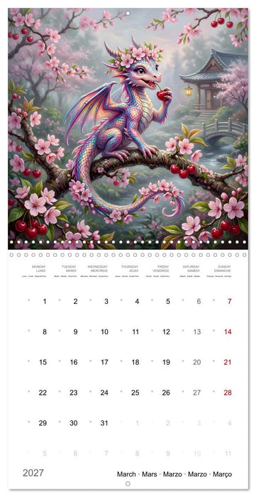 Thieving Dragon Girls (CALVENDO Monthly Calendar 2027)