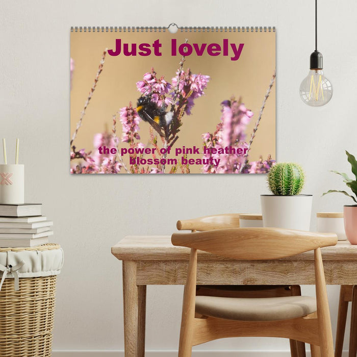 Just lovely - the power of pink heather blossom beauty (CALVENDO Monthly Calendar 2027)