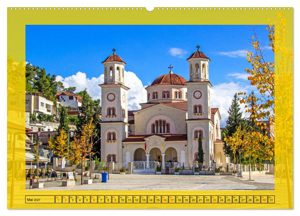 Berat - Die Stadt der tausend Fenster (CALVENDO Premium Wandkalender 2027)