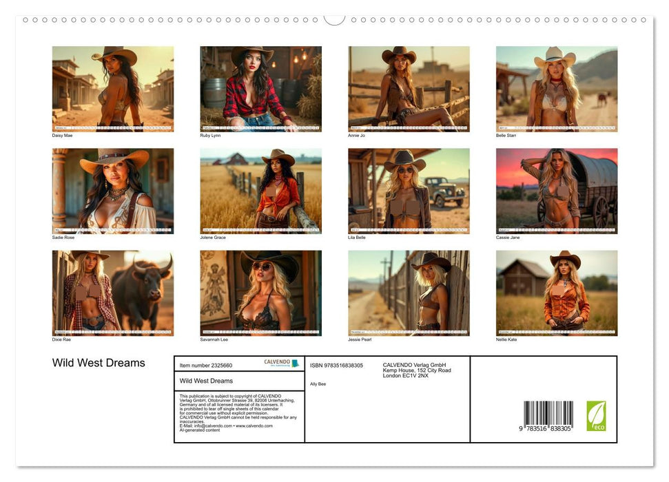 Wild West Dreams (CALVENDO Premium-Calendar 2027)