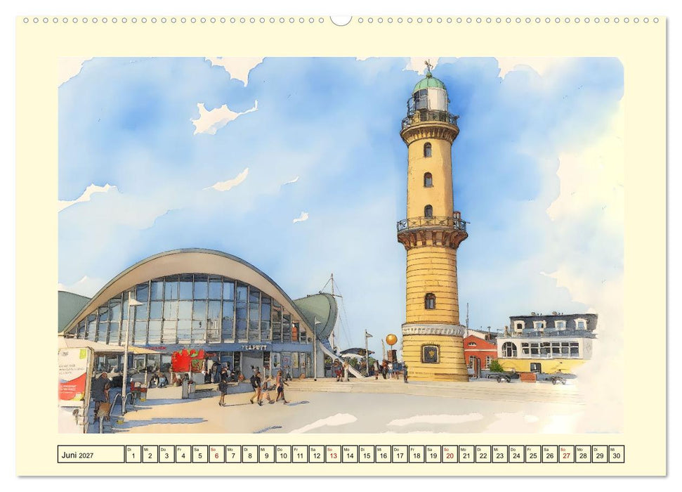 Entlang der deutschen Ostseeküste (CALVENDO Wandkalender 2027)
