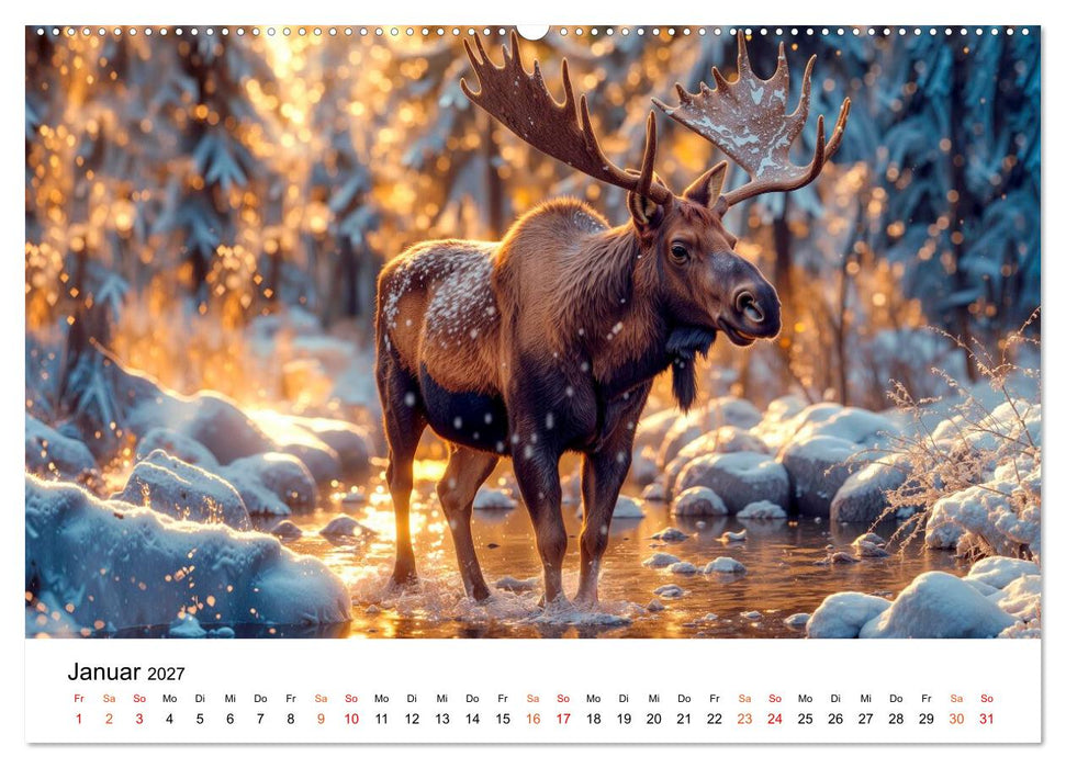 Tiere in ihrer Welt (CALVENDO Premium Wandkalender 2027)