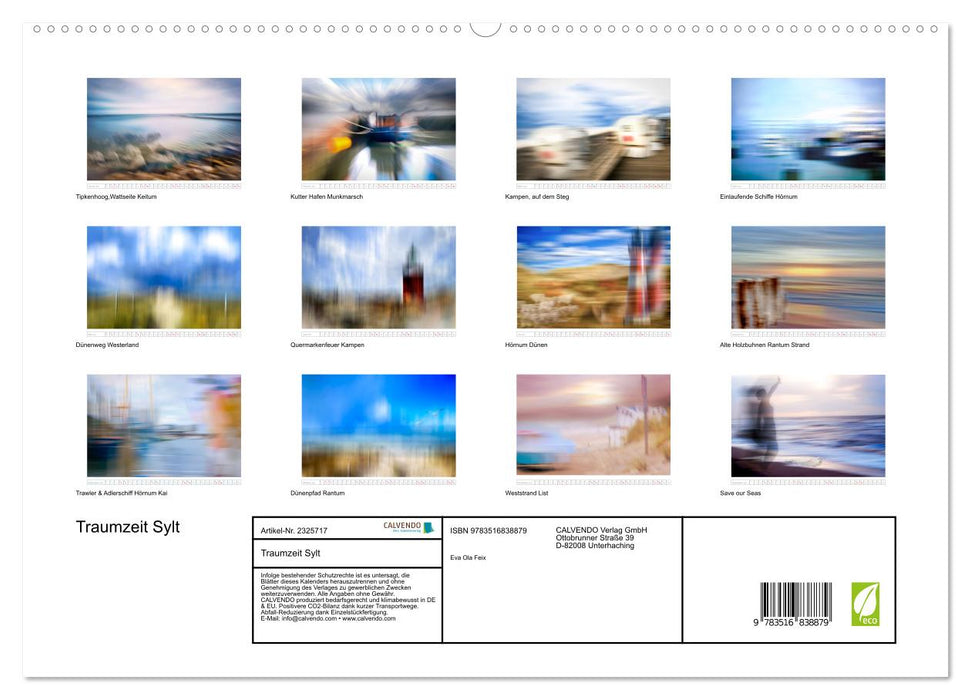 Traumzeit Sylt (CALVENDO Premium Wandkalender 2027)