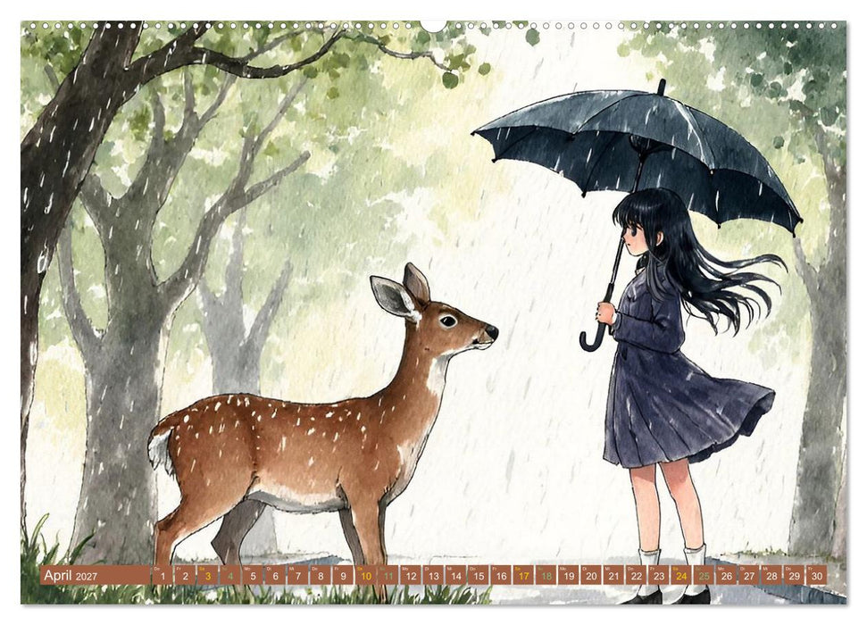 Manga-Momente (CALVENDO Wandkalender 2027)