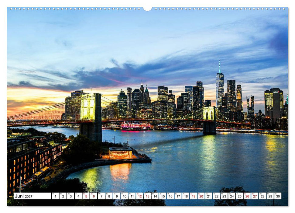 Wundervolles New York (CALVENDO Premium Wandkalender 2027)