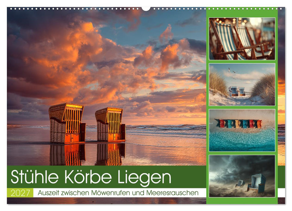 Stühle Körbe Liegen (CALVENDO Wandkalender 2027)