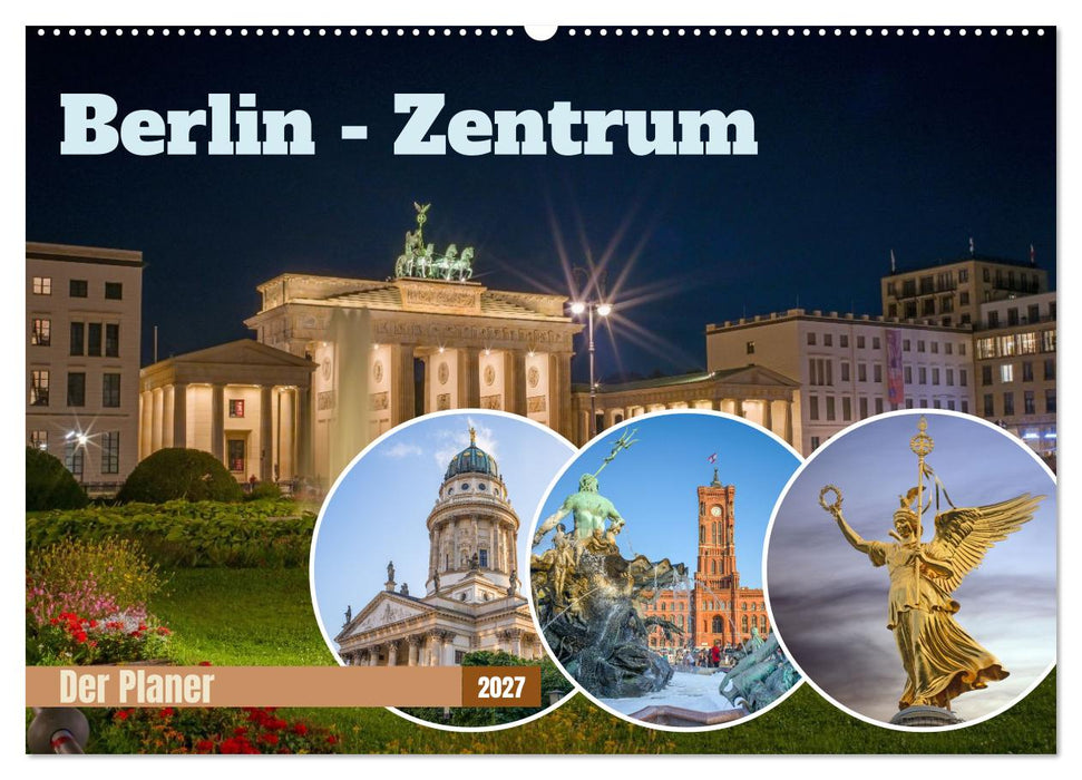 Berlin-Zentrum - Der Planer (CALVENDO Wandkalender 2027)