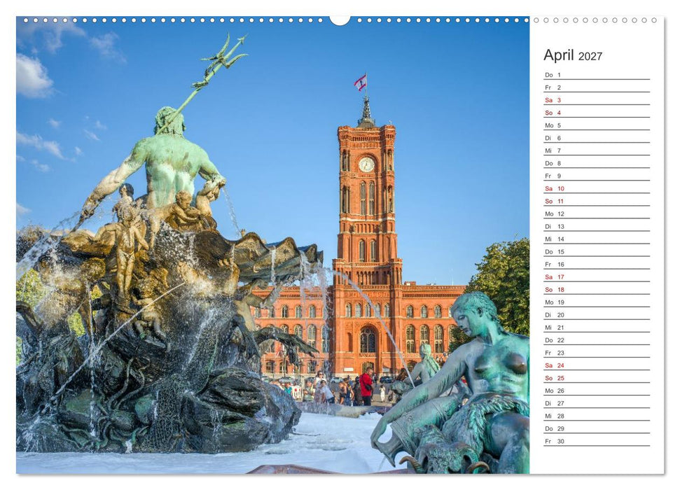Berlin-Zentrum - Der Planer (CALVENDO Wandkalender 2027)