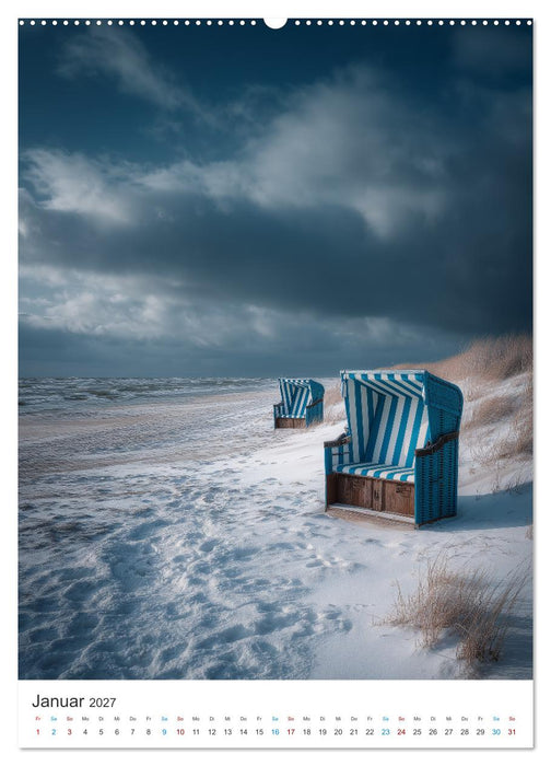 Sehnsucht Strand (CALVENDO Premium Wandkalender 2027)