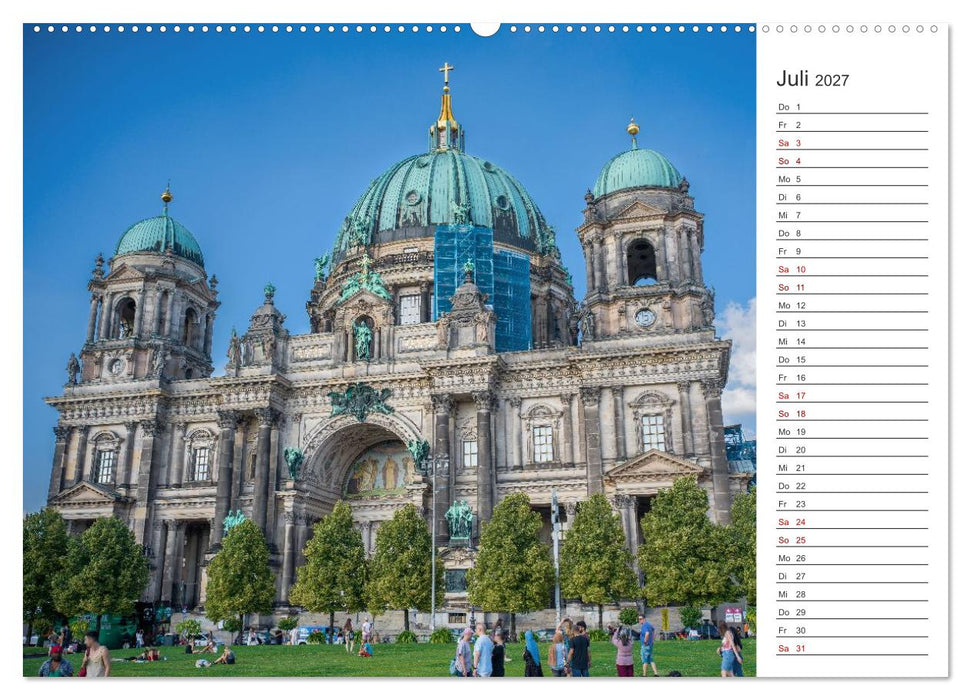 Berlin-Zentrum - Der Planer (CALVENDO Premium Wandkalender 2027)